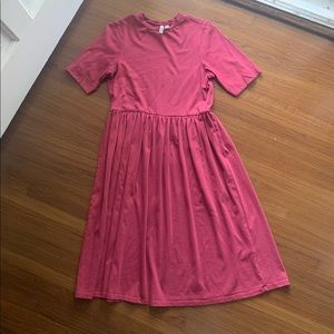 gently worn ASOS midi dress.